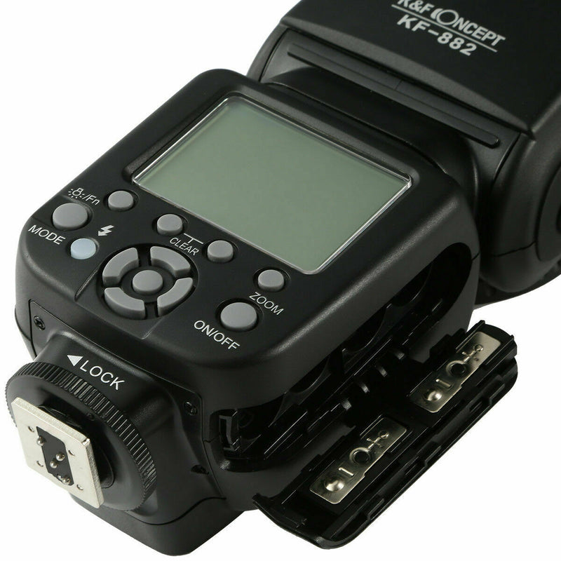 K&F Concept KF-882 i-TTL Flash Speedlite Master Slave HSS 1/8000s for Nikon DSLR