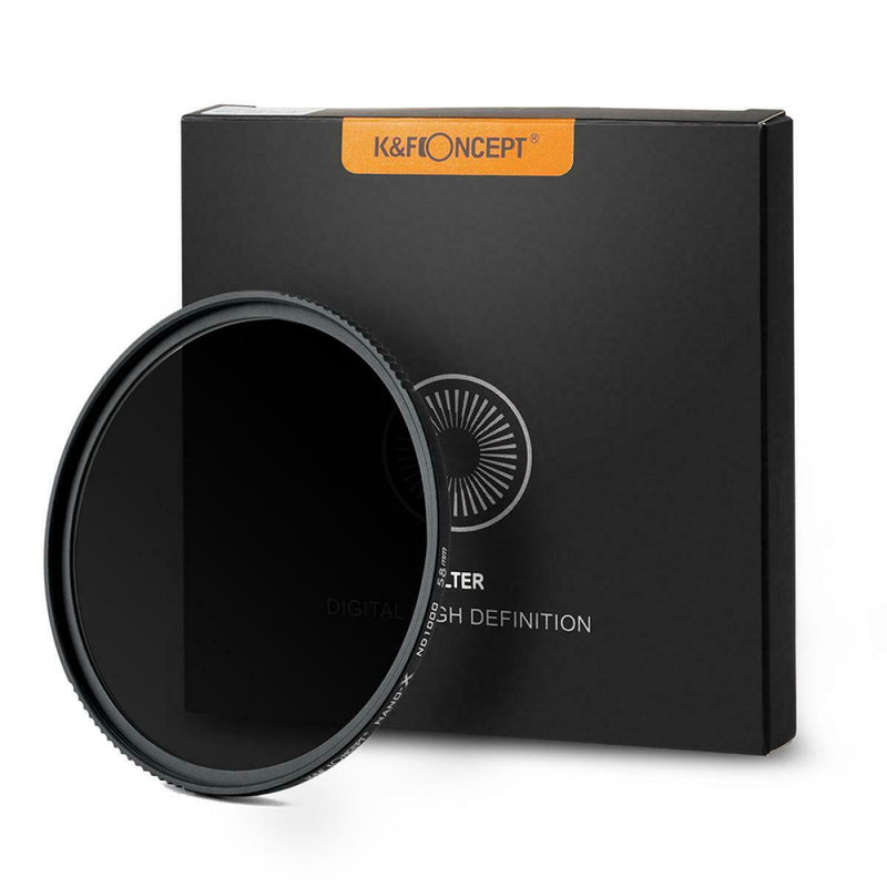 K&F Concept HD NANO-X ND1000 Neutral Density Camera Lens Filter