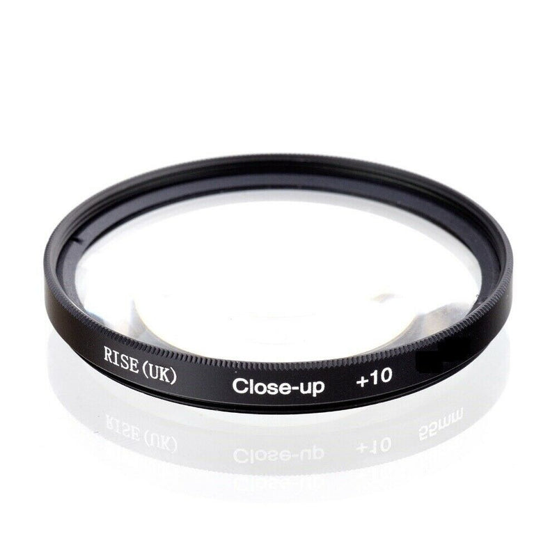 Rise(UK) 37mm +10 Close-Up Macro Lens Filter for Canon Nikon Sony Olympus