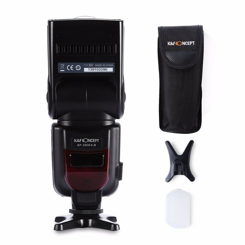 K&F Concept KF590EX-N Wireless TTL Speedlite Master Speedlight Flash for Nikon