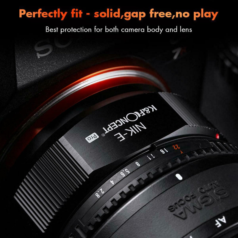 K&F Concept PRO Series Nikon F mount lens to Sony NEX A7 II E mount Adapter