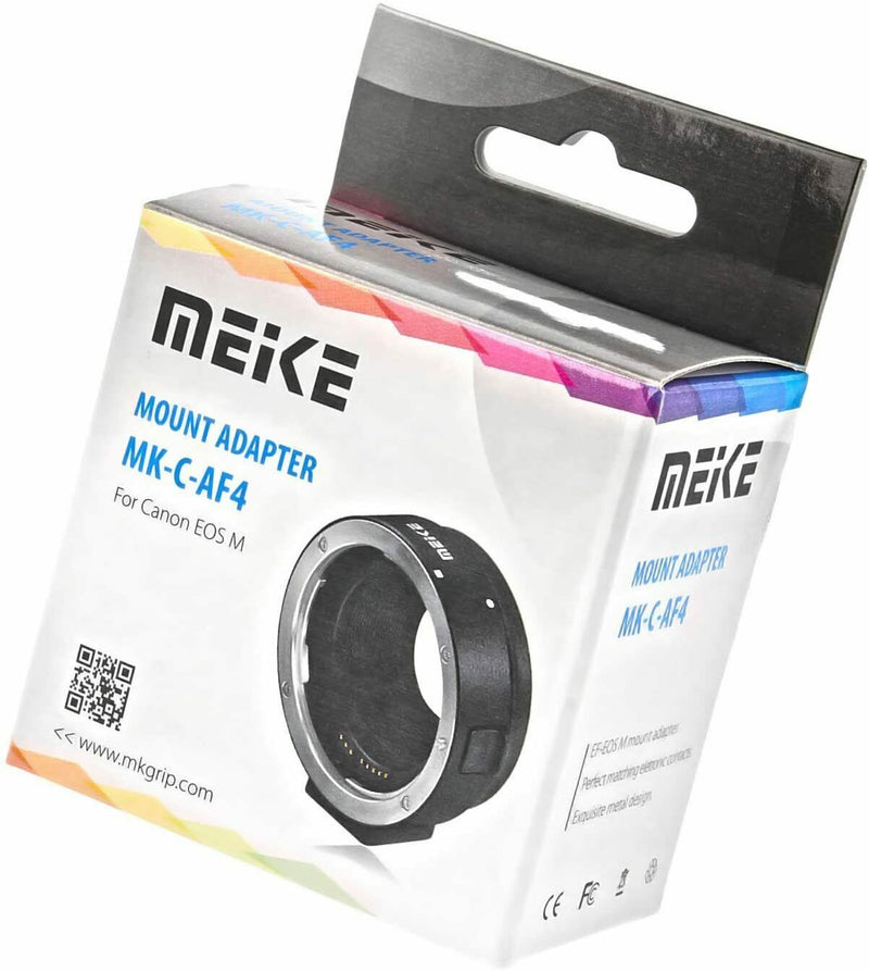 Meike Auto Focus Lens Mount Adapter Ring for Canon EOS EF EF-S to EOS M Mount