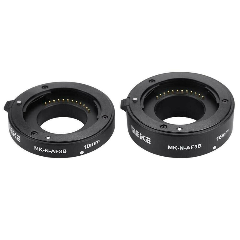 Macro Extension Tube Rings Lens Adapter Kit for Nikon 1 Mount Camera