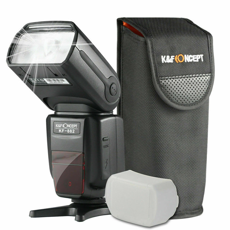 K&F Concept KF-882 i-TTL Flash Speedlite Master Slave HSS 1/8000s for Nikon DSLR